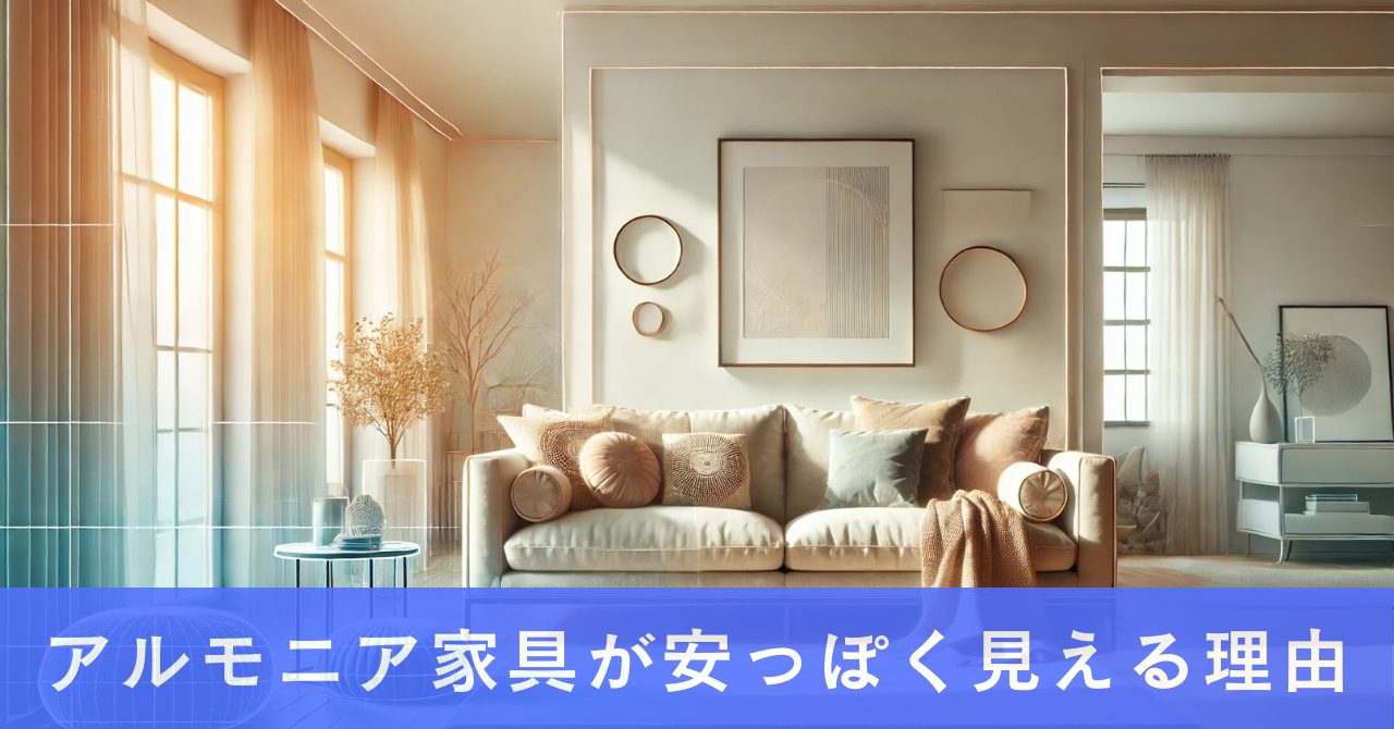 アルモニア家具が安っぽく見える理由