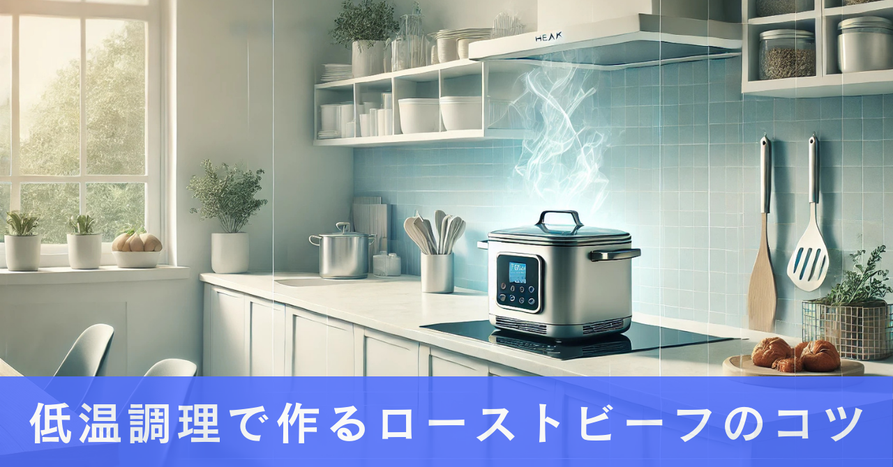 低温調理で作るローストビーフの5つのコツ