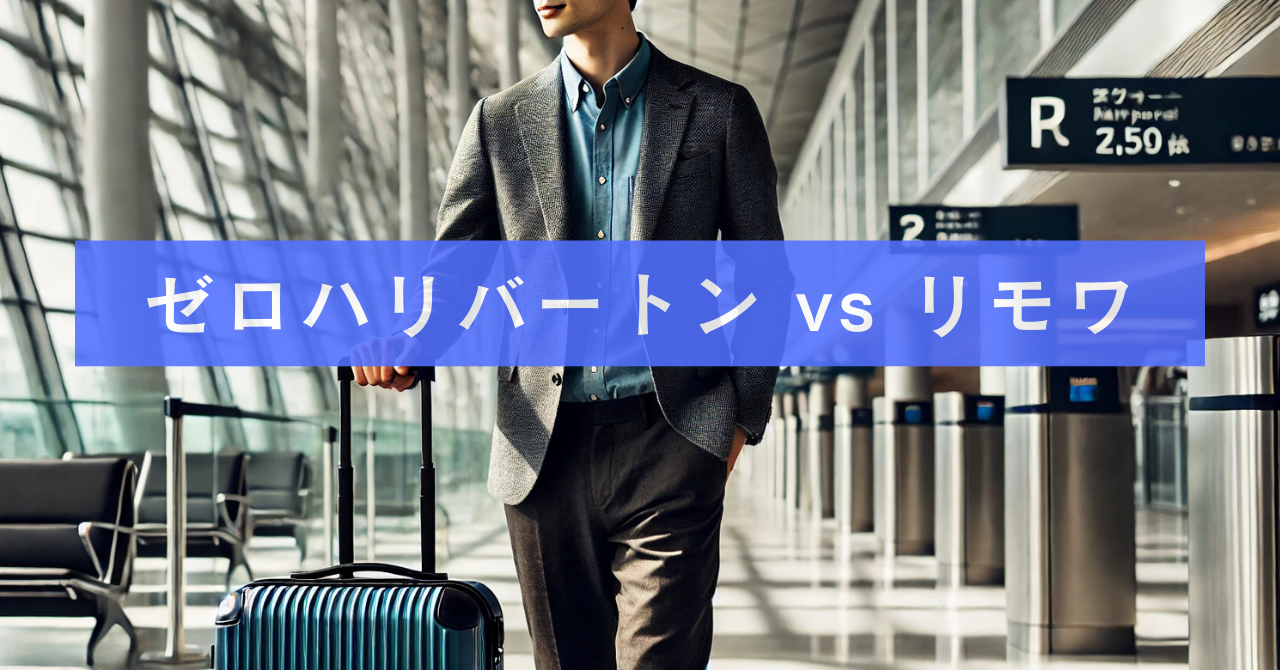 ゼロハリバートン vs リモワ