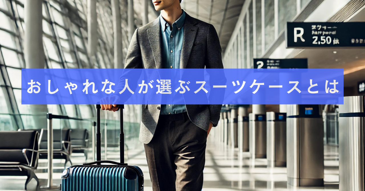 おしゃれな人が選ぶスーツケースとは