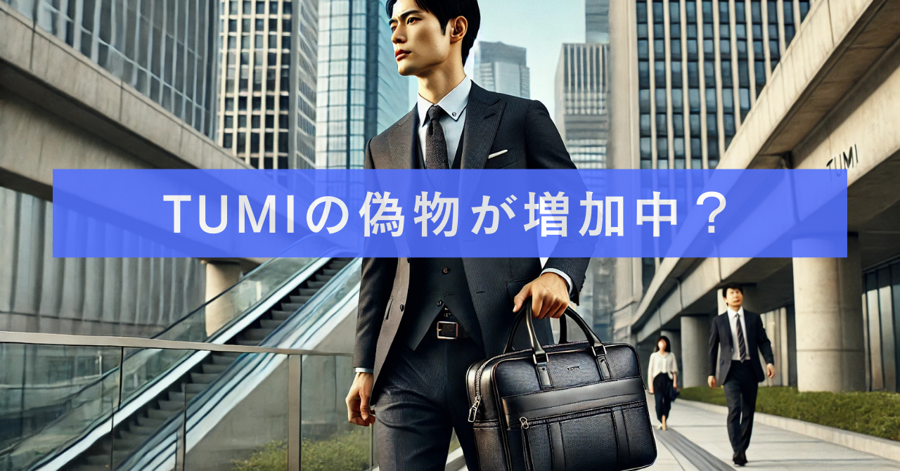 TUMIの偽物が増加中？