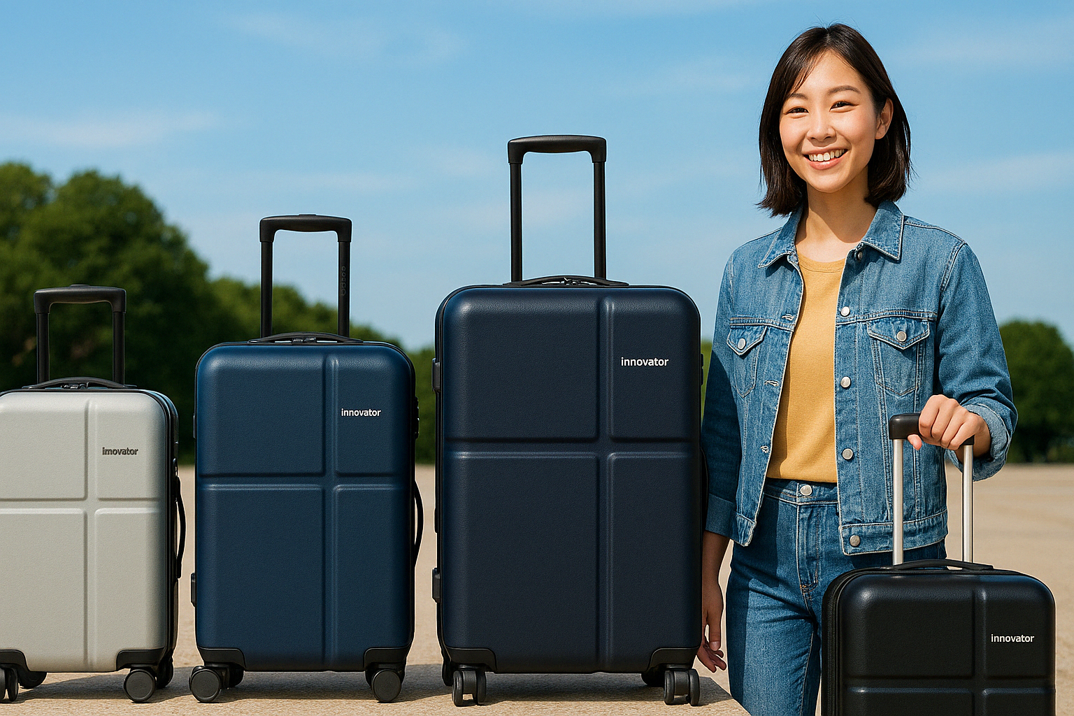 イノベーターのスーツケースのサイズ比較で最適な容量がわかる