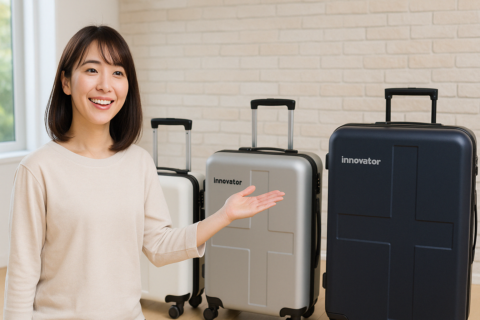 イノベーターのスーツケースのサイズ比較のポイント