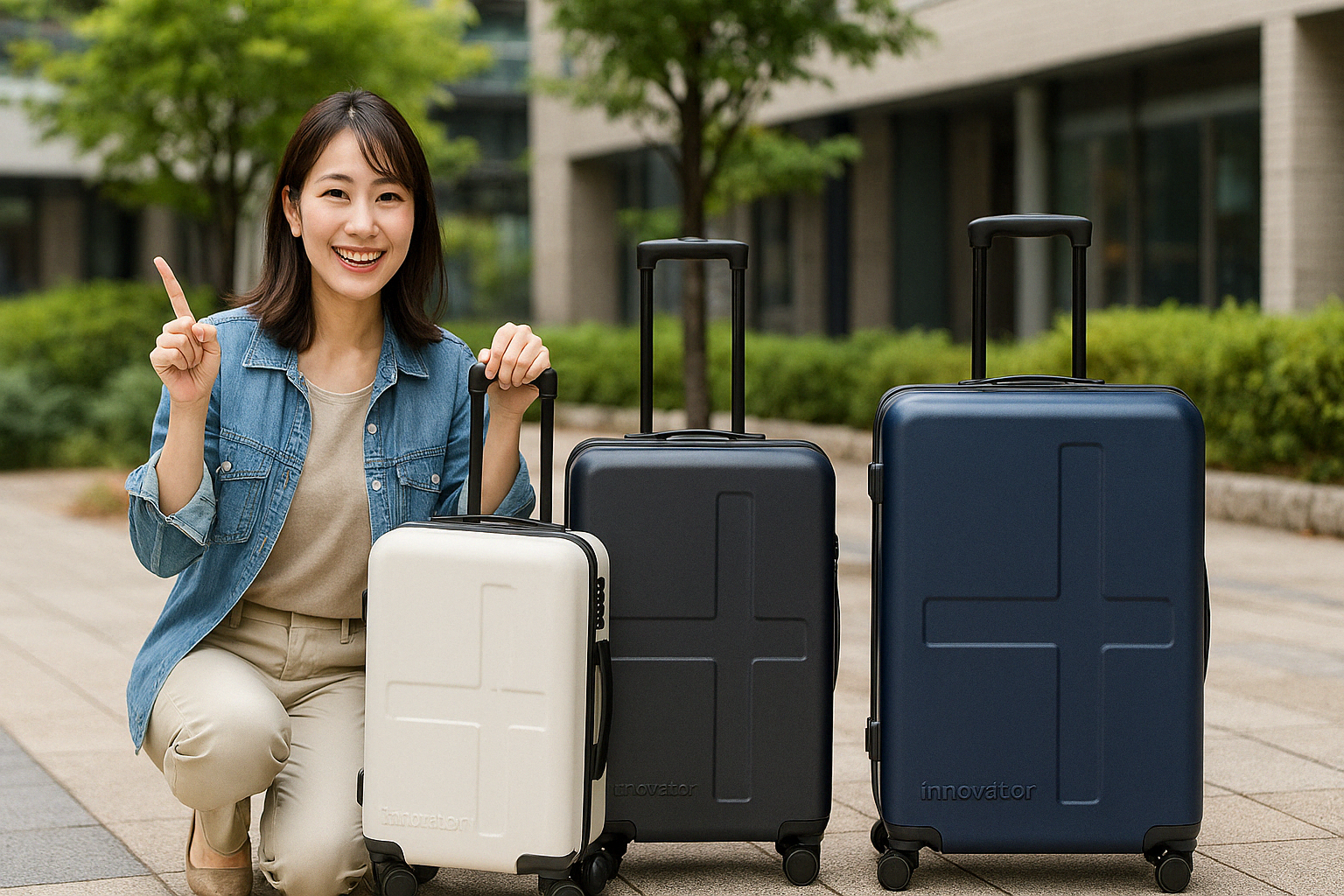 イノベーターのスーツケースのサイズ比較のポイント