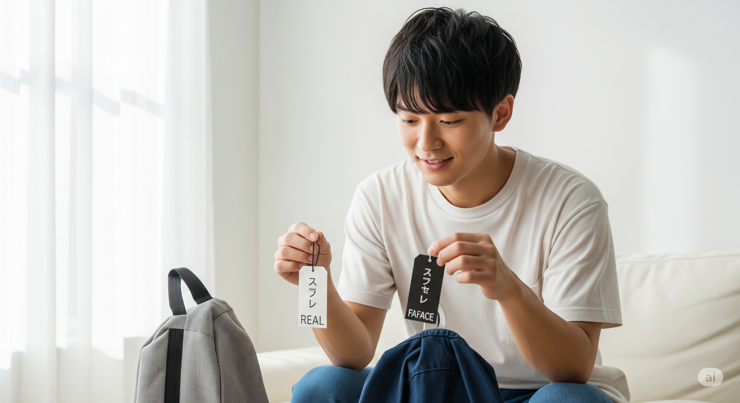タグ の違いで偽物を見破る
